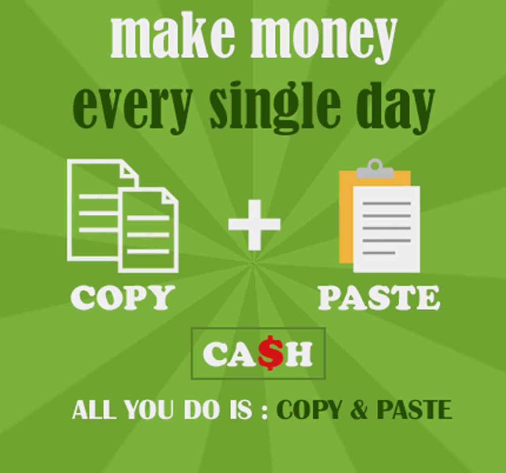 Make Extra Money by Copy and Paste Job