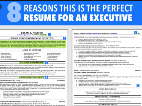 How to describe a work experience of a resume way