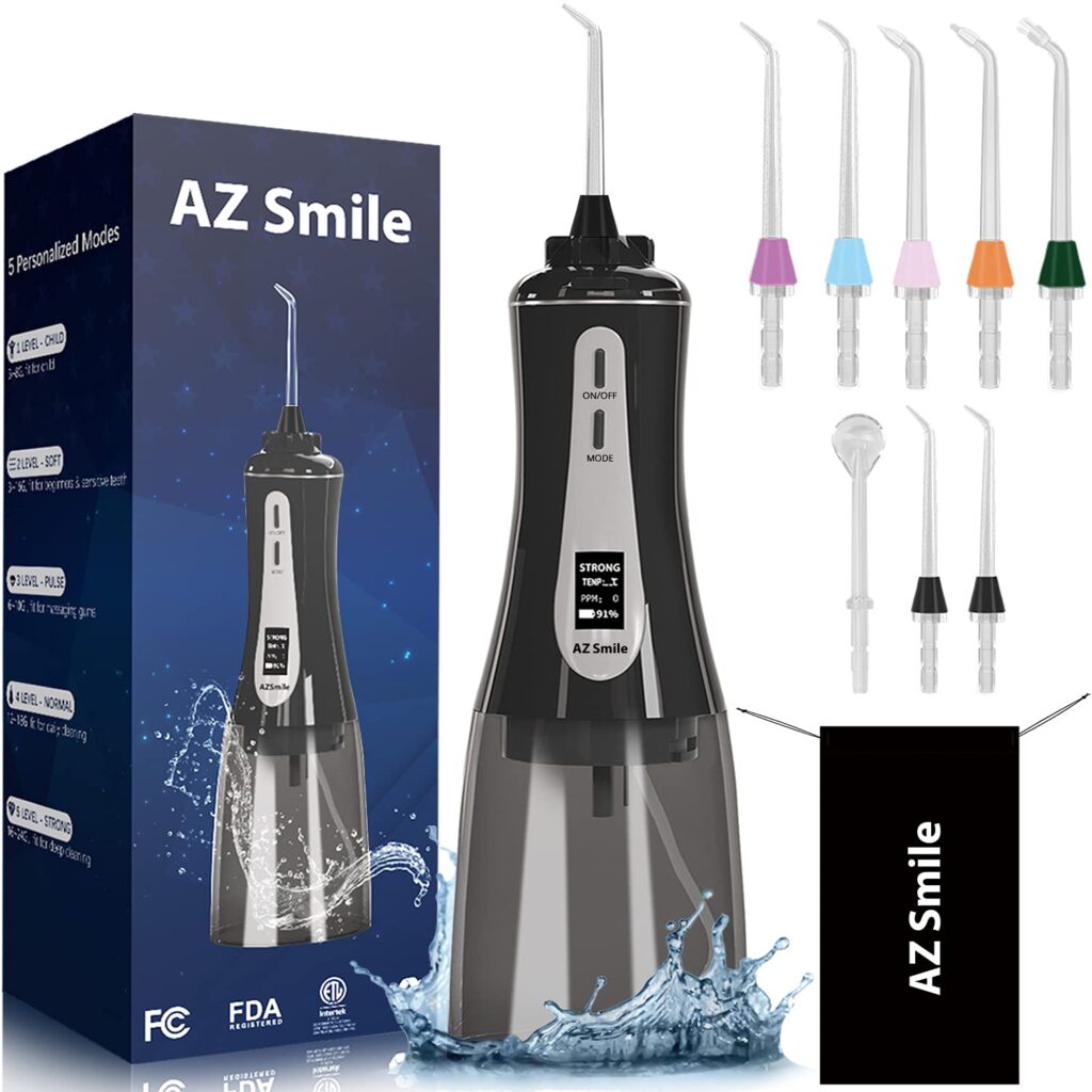 AZ Smile Dental Flossers Cordless for Teeth Cleaning